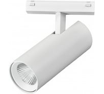 Трековый магнитный светодиодный светильник iLEDEX VISION48/25 4825-042-D55-18W-38DG-4000K-WH