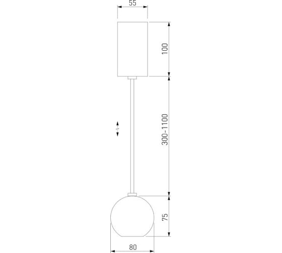 Подвесной светильник Elektrostandard 50215 1 LED белый a055673