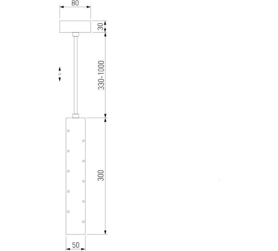Подвесной светильник Elektrostandard 50214 1 LED золото a055667