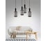 Подвесной светильник Lumina Deco Rico LDP 1218-1 GY+BK 4