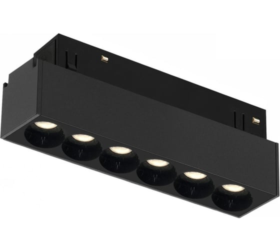 Трековый магнитный светодиодный светильник iLEDEX VISION48/22 4822-002-L120-6W-38DG-4000K-BK 1