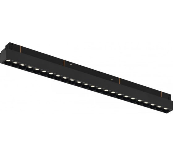 Трековый магнитный светодиодный светильник iLEDEX VISION48/22 4822-002-L460-24W-38DG-4000K-BK 1