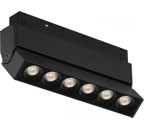 Трековый магнитный светодиодный светильник iLEDEX VISION48/22 4822-003-L120-6W-38DG-3000K-BK 1