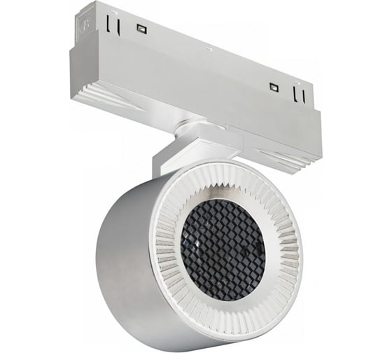 Трековый магнитный светодиодный светильник iLEDEX VISION48/22 4822-010-D82-12W-38DG-3000K WH (WALL WASHER)
