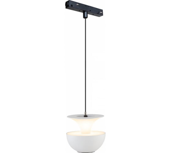 Трековый магнитный светодиодный светильник iLEDEX VISION48/22 4822-012-D80-6W-38DG-3000K-WH