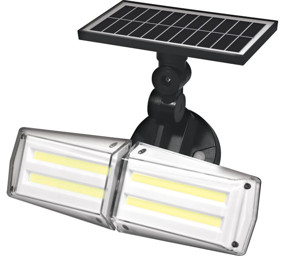 Автономный светодиодный прожектор duwi с датчиком движения Autonoma LED Solar Pro 2xCOB, аккумулятор 3000мАч, IP65, 29142 8