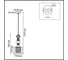 Подвес LUMION E27 1*60W GANNA 8292/1A 8