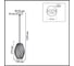 Подвес LUMION E27 1*60W TIDE 8290/1A 8