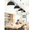 Подвесной светильник Lumina Deco Vittorio LDP 7520 BK GL+WT 5