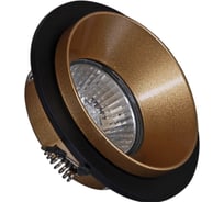 Встраиваемый светильник Reluce 51611-9.0-001MN MR16 BK+GD