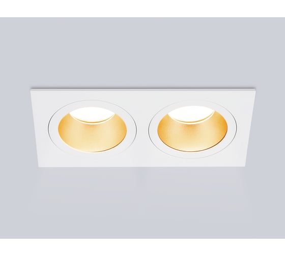 Светильник встраиваемый AMBRELLA LIGHT 2 WH/GD белый/золото GU5.3/2 178*93*50 TN102831