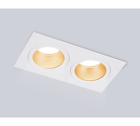 Светильник встраиваемый AMBRELLA LIGHT 2 WH/GD белый/золото GU5.3/2 178*93*50 TN102831