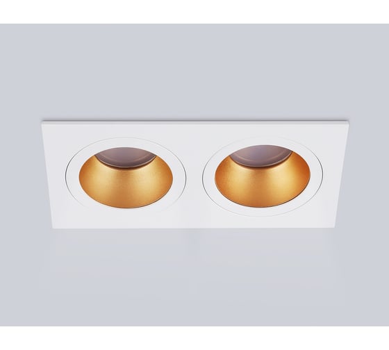 Светильник встраиваемый AMBRELLA LIGHT 2 WH/GD белый/золото GU5.3/2 178*93*50 TN102831
