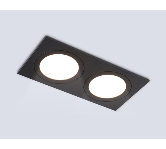 Светильник встраиваемый AMBRELLA LIGHT 2 BK черный GX53/2 max 15W 215*110*39 TN51827