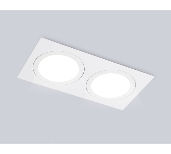 Светильник встраиваемый AMBRELLA LIGHT 2 WH белый IP44 GX53/2 max 15W 215*110*24 TN6612