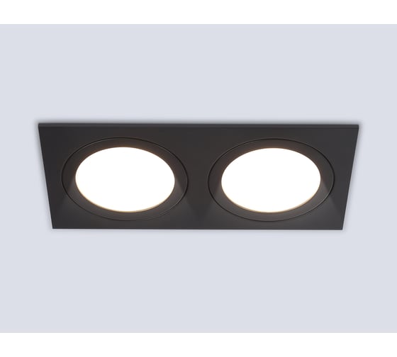 Светильник встраиваемый AMBRELLA LIGHT 2 BK черный IP44 GX53/2 max 15W 215*110*24 TN6615