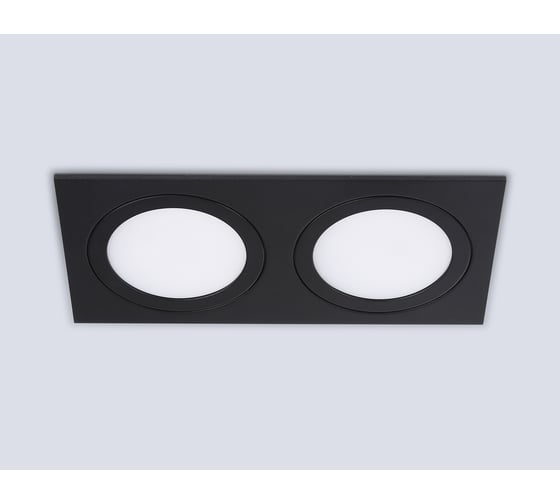 Светильник встраиваемый AMBRELLA LIGHT 2 BK черный IP44 GX53/2 max 15W 215*110*24 TN6615
