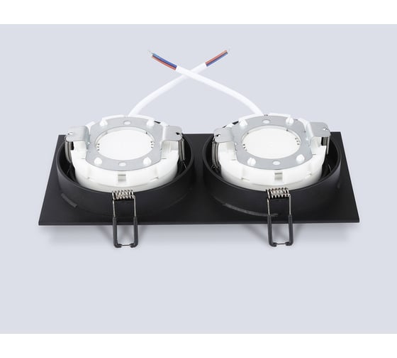 Светильник встраиваемый AMBRELLA LIGHT 2 BK черный IP44 GX53/2 max 15W 215*110*24 TN6615