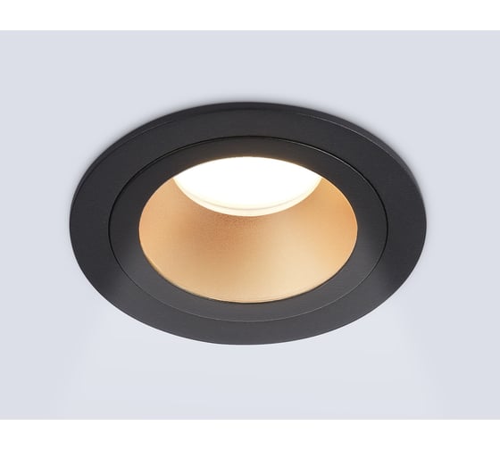 Светильник встраиваемый AMBRELLA LIGHT BK/GD черный/золото GU5.3 D92*50 TN102825