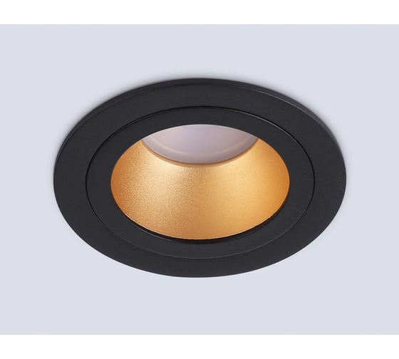 Светильник встраиваемый AMBRELLA LIGHT BK/GD черный/золото GU5.3 D92*50 TN102825