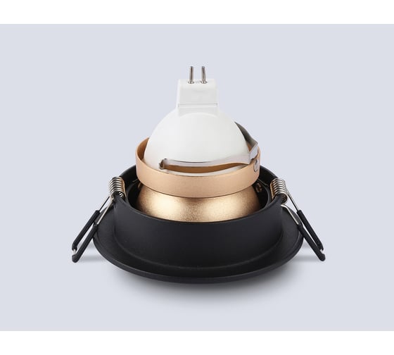 Светильник встраиваемый AMBRELLA LIGHT BK/GD черный/золото GU5.3 D92*50 TN102825
