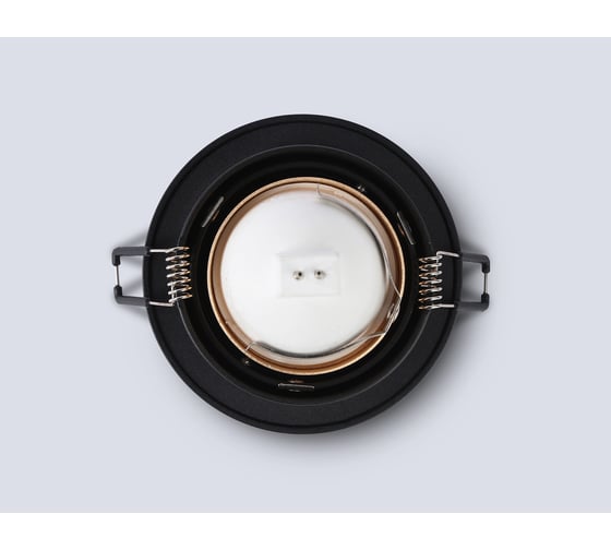 Светильник встраиваемый AMBRELLA LIGHT BK/GD черный/золото GU5.3 D92*50 TN102825