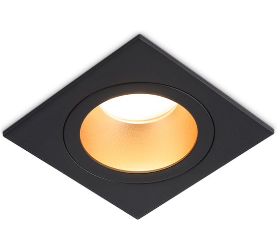 Светильник встраиваемый AMBRELLA LIGHT BK/GD черный/золото GU5.3 92*92*50 TN102829