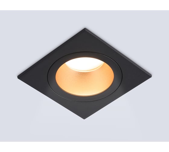 Светильник встраиваемый AMBRELLA LIGHT BK/GD черный/золото GU5.3 92*92*50 TN102829