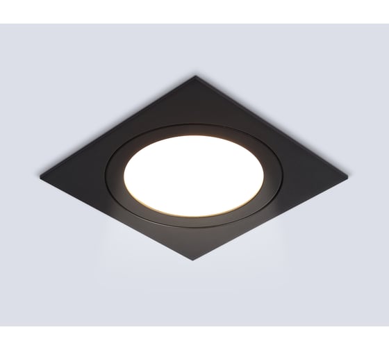 Светильник встраиваемый AMBRELLA LIGHT BK черный IP44 GX53 max 15W 110*110*23 TN6609
