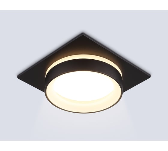 Светильник встраиваемый AMBRELLA LIGHT BK черный IP44 GX53 max 15W 105*105*45 TN6710
