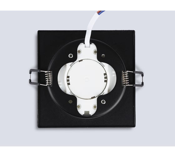 Светильник встраиваемый AMBRELLA LIGHT BK черный IP44 GX53 max 15W 105*105*45 TN6710
