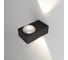 Уличный настенный светильник со светодиодами Elektrostandard Lenses 35191/W черный a070458 4