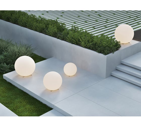 Ландшафтный светильник m3light SPHERE Stone E27 80см IP66 3000K 11572018