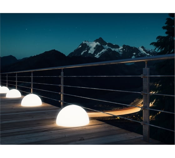 Напольный светильник m3light SEMISPHERE E27 80см IP65 3000K 21362010
