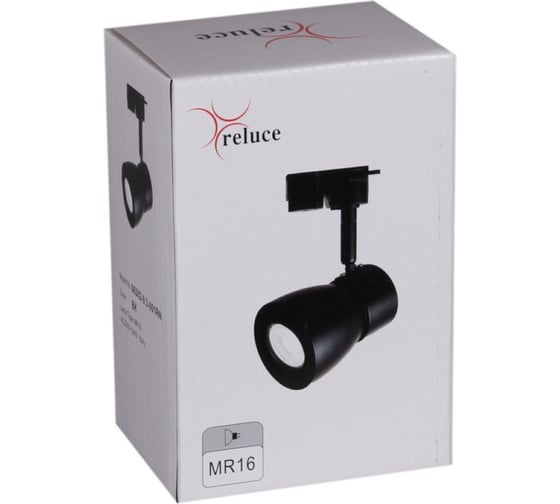 Трековый светильник Reluce 06302-9.3-001RN MR16 BK