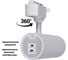 Трековый светодиодный светильник Reluce 06650-9.3-LED10/20/30W CCT WT 6