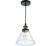 Светильник BayerLux 40394/1 E27 40Вт черный-прозрачный 18,5х18,5х23-123 см 4964575