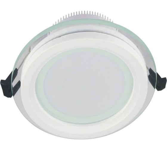 Встраиваемый светильник Lumina Deco Saleto LDC 8097-ROUND-GL-18WSMD-D200 WT