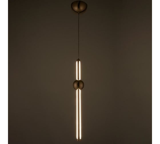 Светильник BayerLux 494121 LED 16Вт 4000К золото 7х7х42-142 см 4899200