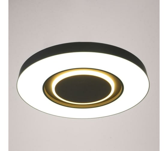 Светильник с ПДУ BayerLux 670522N LED 80Вт 3 режима 3000-6000К диммер серый 51х51х8 см 4623897