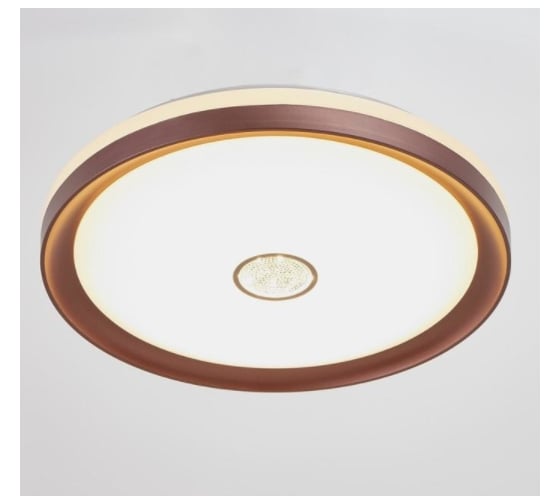 Светильник с ПДУ BayerLux 670521N LED 72Вт 3 режима 3000-6000К диммер кофе 49х49х8 см 4623896
