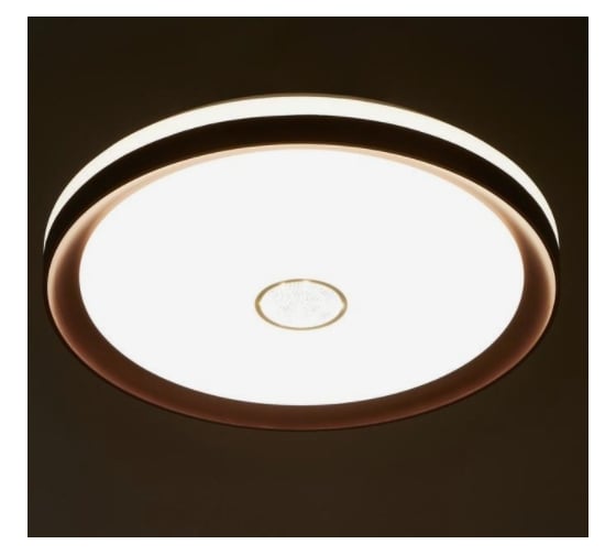 Светильник с ПДУ BayerLux 670521N LED 72Вт 3 режима 3000-6000К диммер кофе 49х49х8 см 4623896