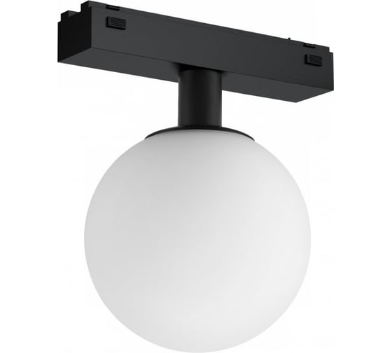 Трековый магнитный светодиодный светильник iLEDEX VISION48/25 4825-046-D120-6W-340DG-3000K-BK 1