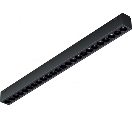 Трековый магнитный светодиодный светильник iLEDEX VISION48/25 SMART 4825-039-L389-24W-36DG-BK 1
