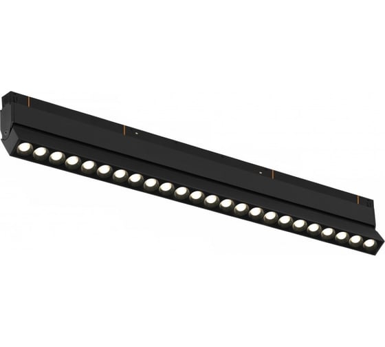 Трековый магнитный светодиодный светильник iLEDEX VISION48/22 4822-003-L462-24W-38DG-4000K-BK 1