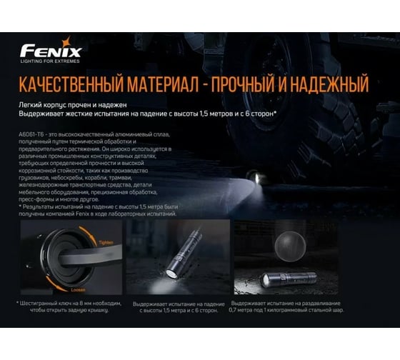 Фонарь Fenix wf30re