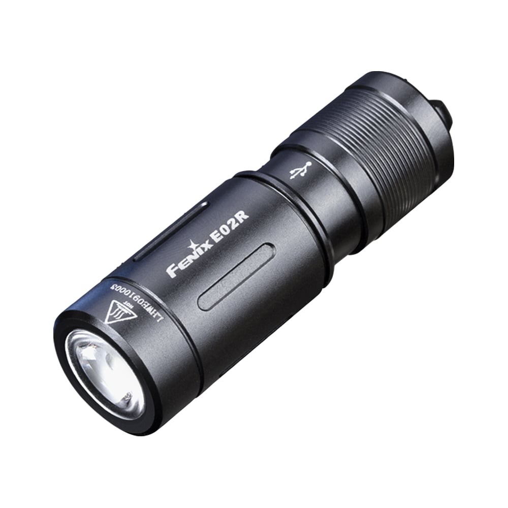 ФонарьFenixE02Rчерныйe02rbk