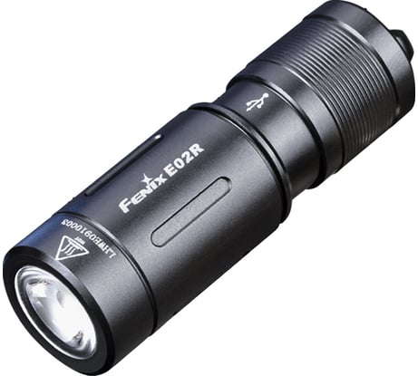 Фонарь Fenix E02R черный e02rbk