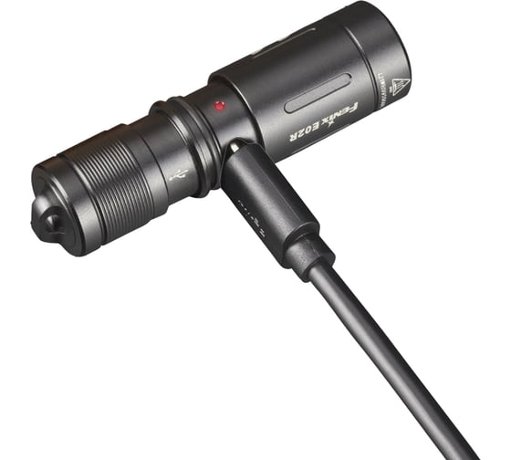 Фонарь Fenix E02R черный e02rbk