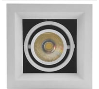 Светодиодный встраиваемый светильник Apeyron Грильято, 7Вт, 500Лм, 4000К, 120х120х140мм. 42-011